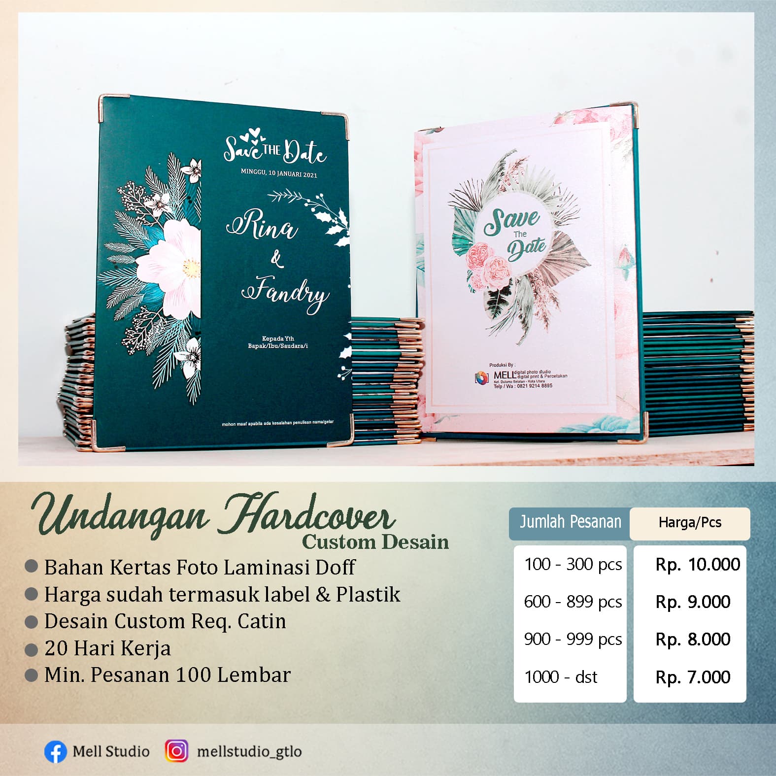Seri Hardcover Custom A4 sampel 12