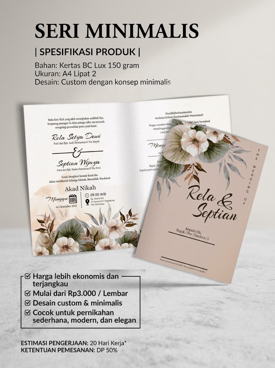 Seri Minimalis sampel 17