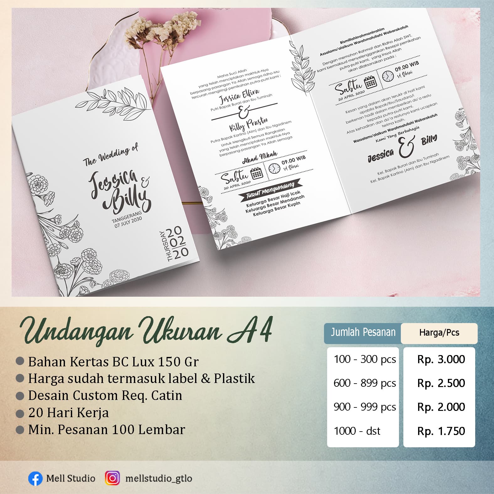 Seri Minimalis sampel 22
