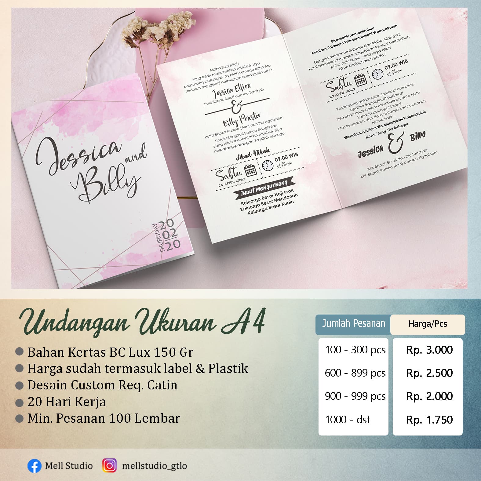 Seri Minimalis sampel 23