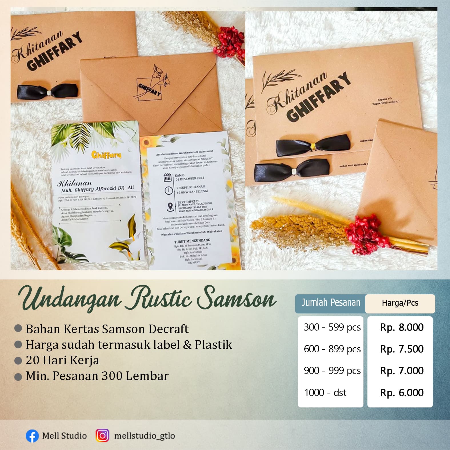 Seri Rustic sampel 1